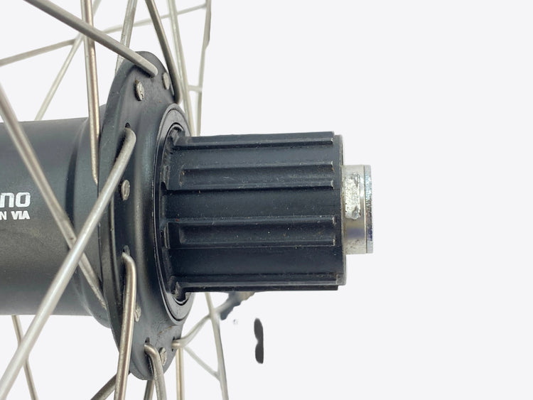 close up of the freehub body