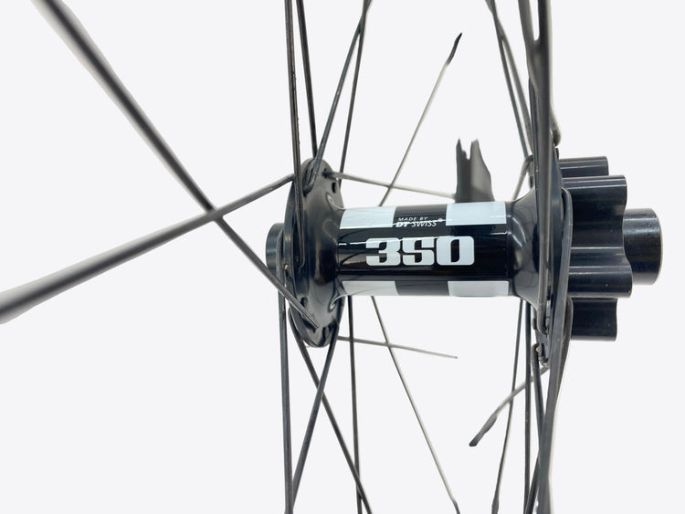 close up of the front hub