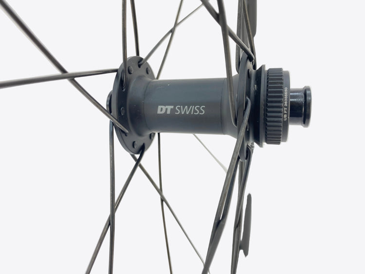 close up of the front hub