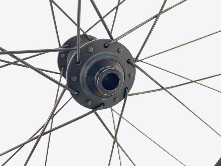 right side of the front hub