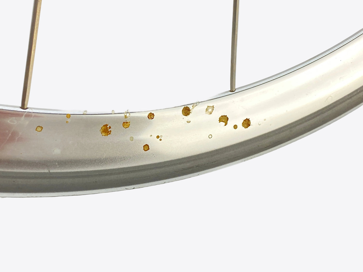 rust stains on rim