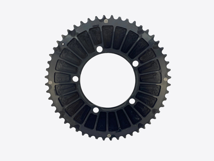 backside of the chainring