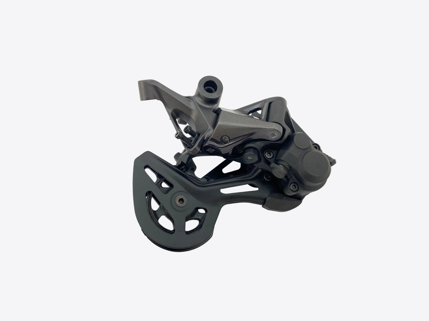underside view of the derailleur