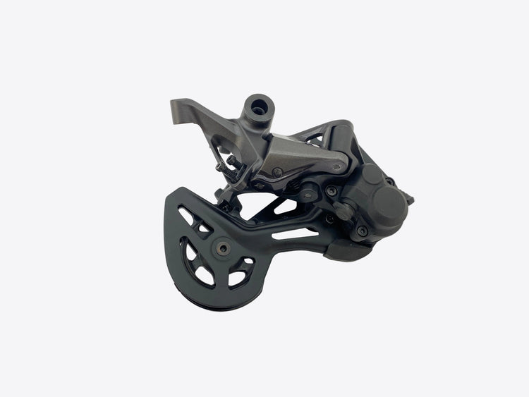 underside view of the derailleur