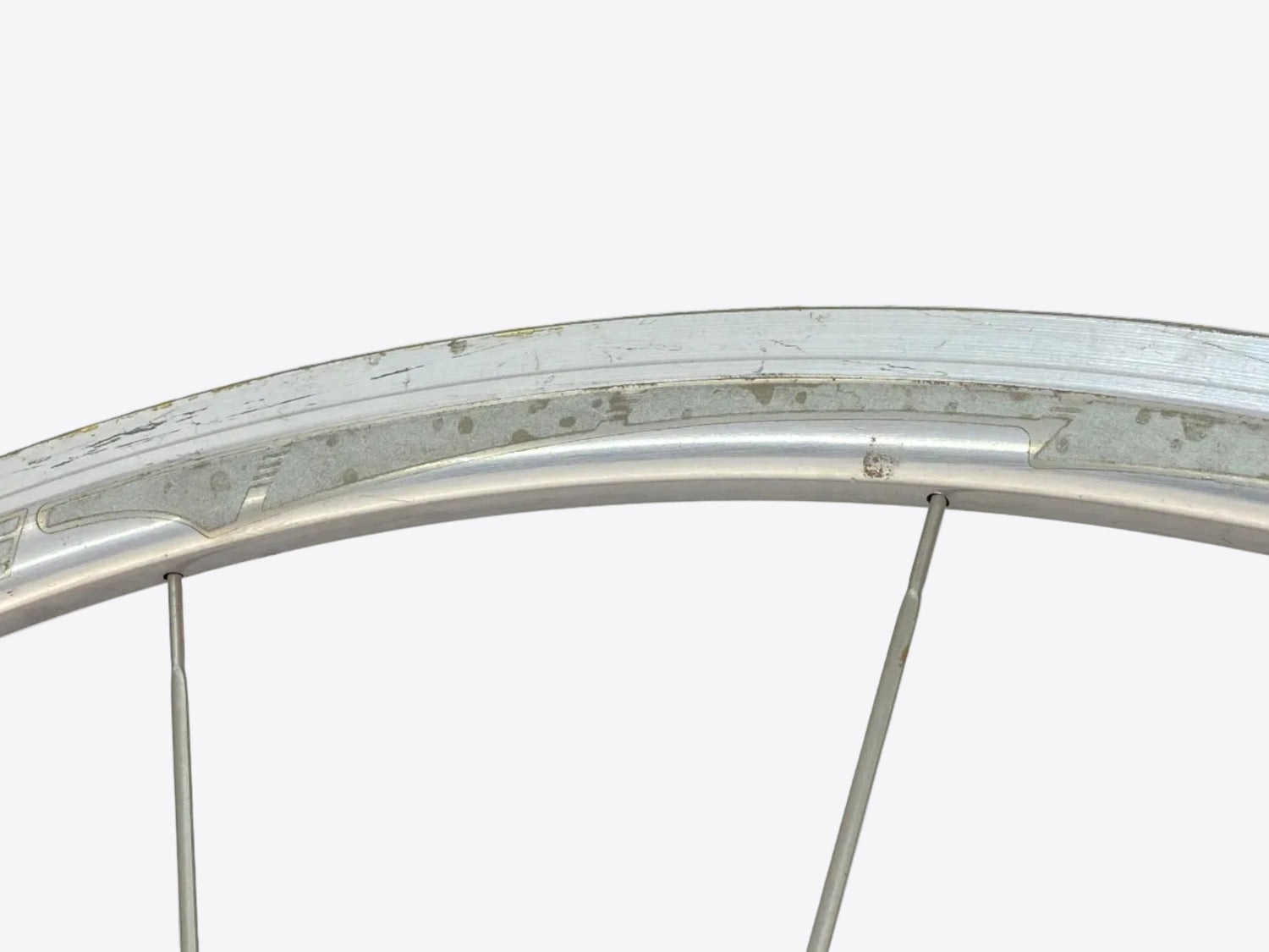 some stains on the rim decals