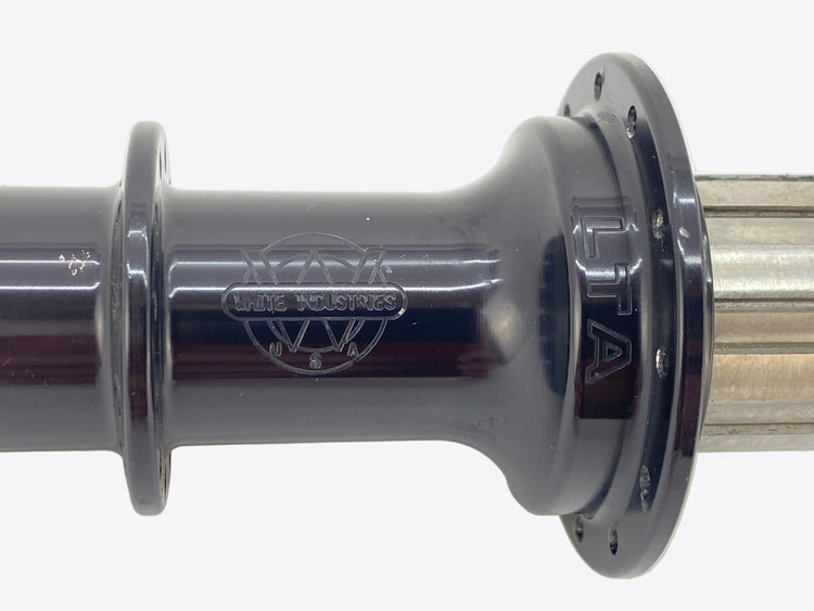close up of the hub