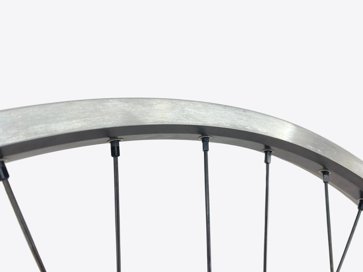 close up of the brake track
