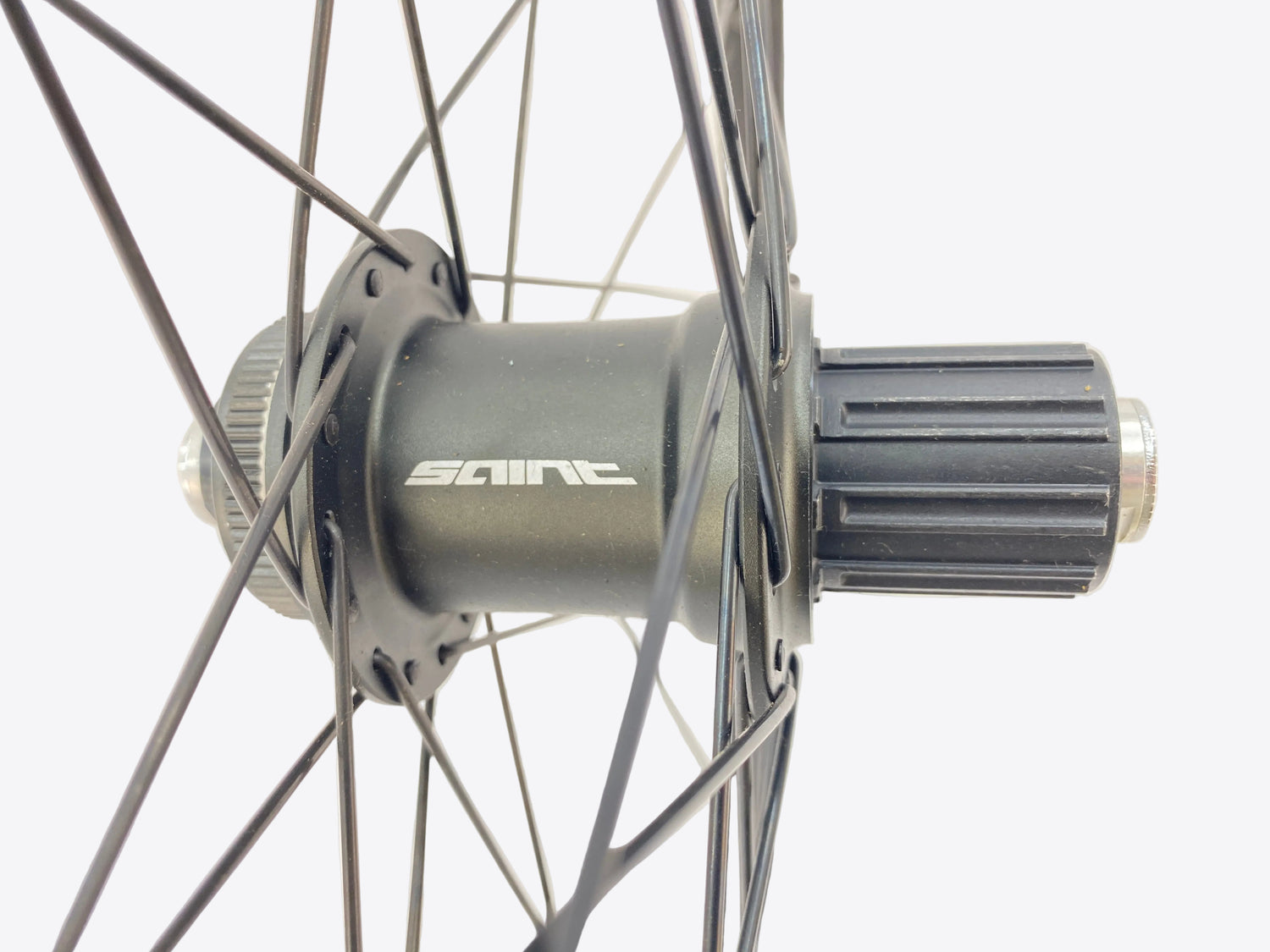 close up of the rear hub