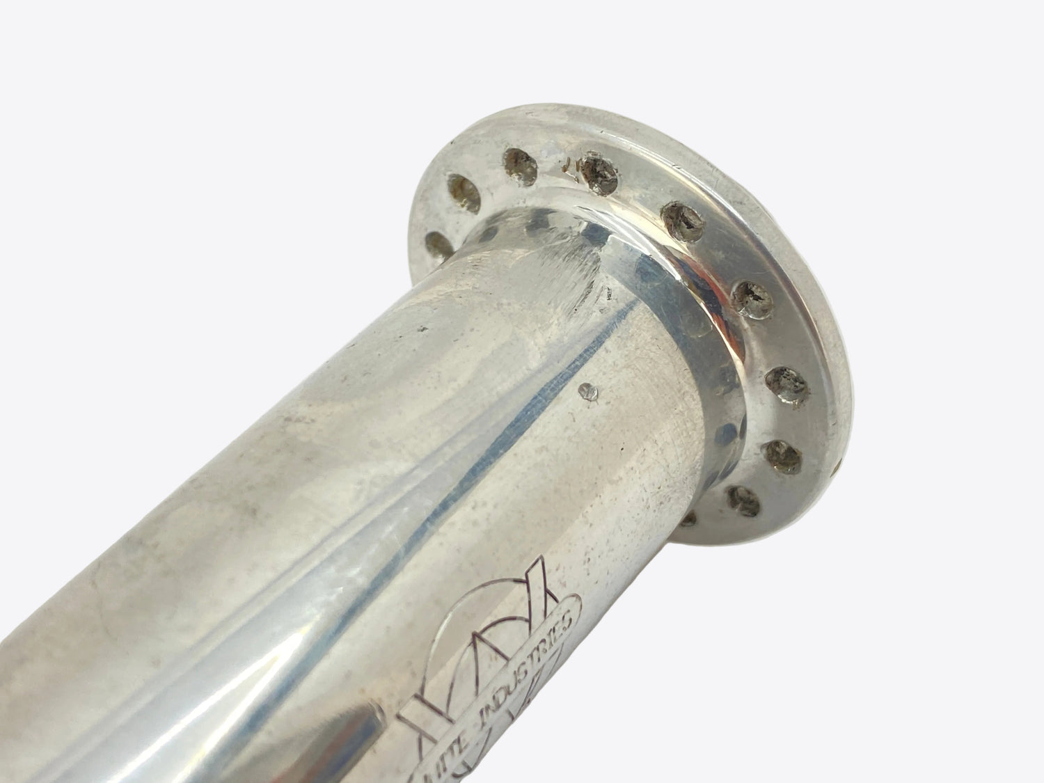 scratch on the front hub
