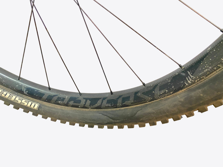 view of the front carbon rim