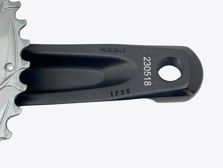 backside view of the crank arm