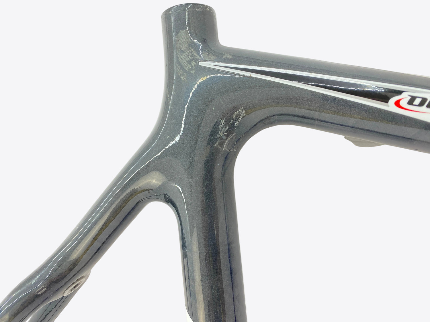 close up of the seat tube junction