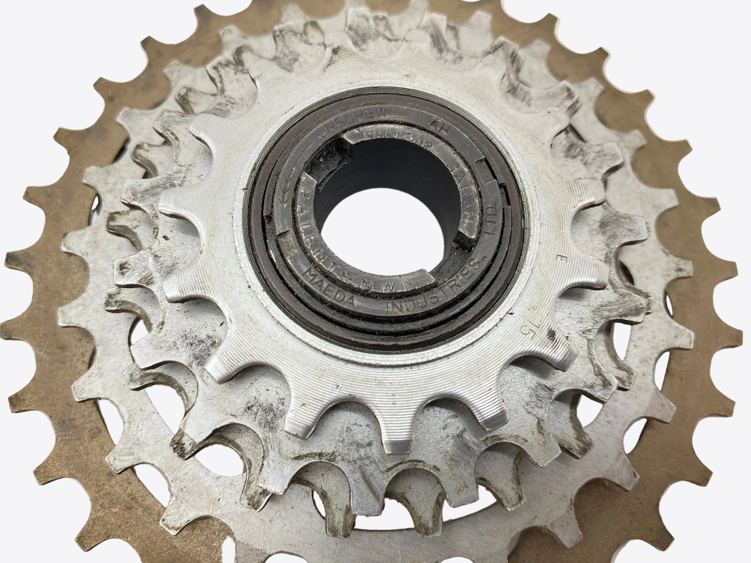 close up of the freewheel