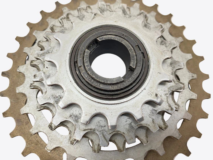 close up of the freewheel