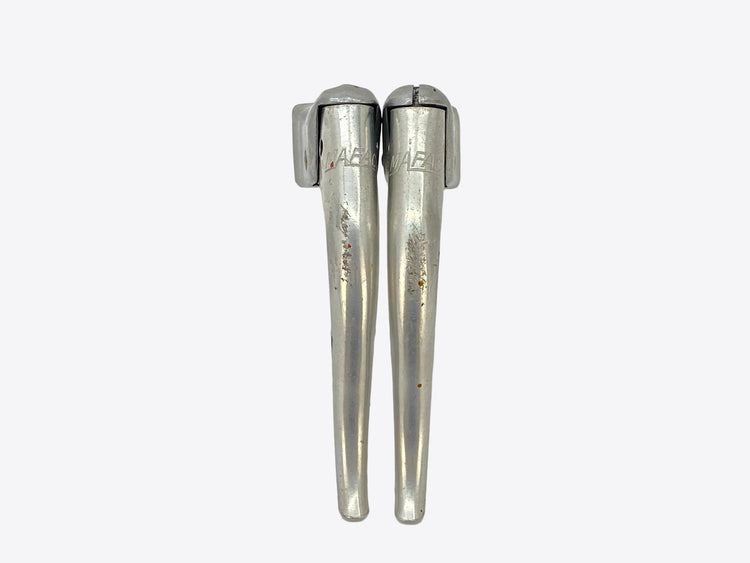 front view of the brake levers