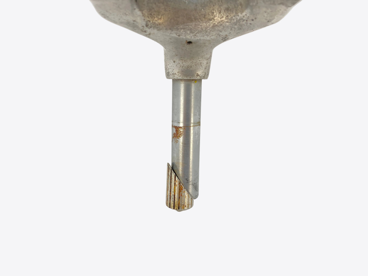 view of the stem quill