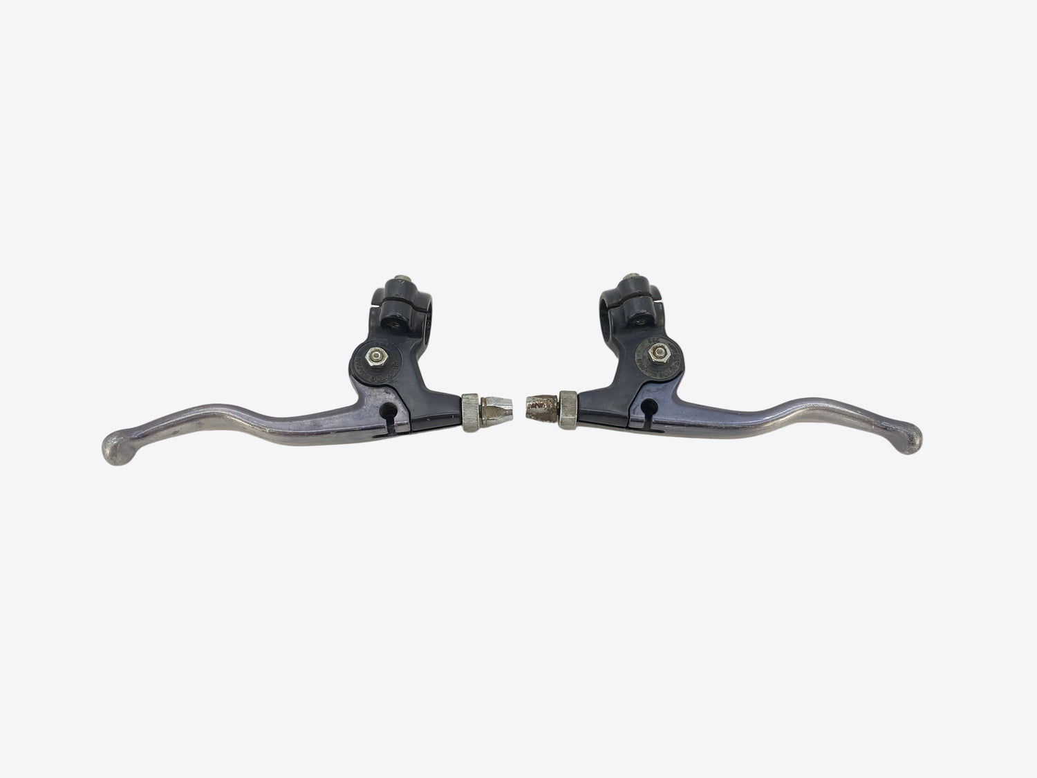 underside view of the levers