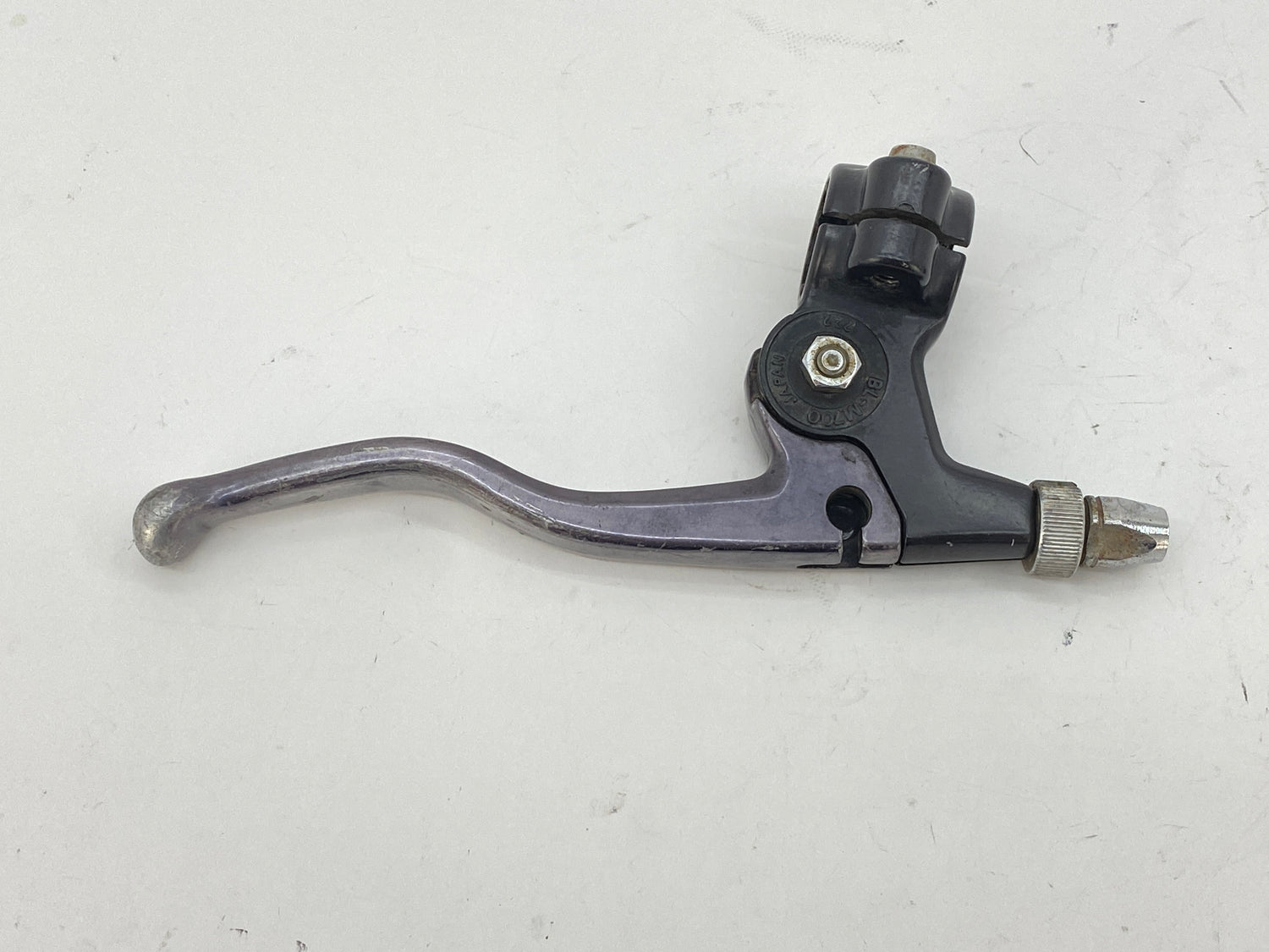 underside view of the left lever