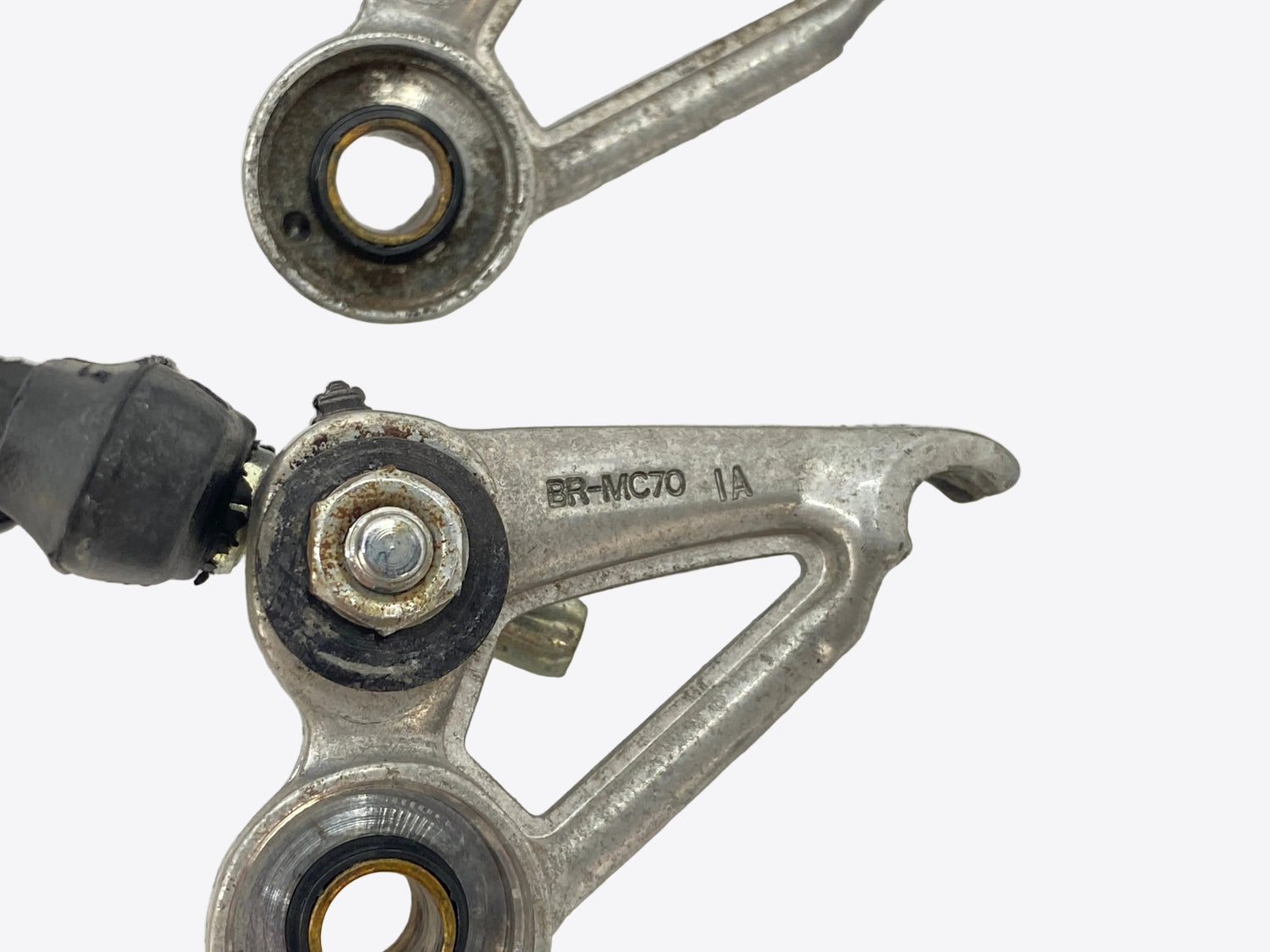 close up of the model number
