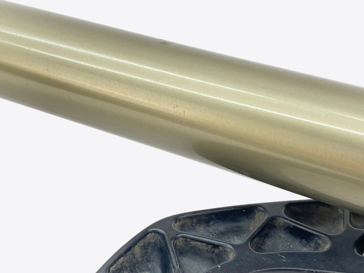 close up of one stanchion tube