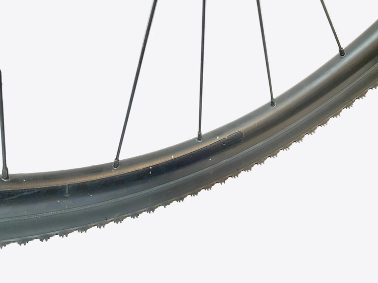 scratches on the rear wheel
