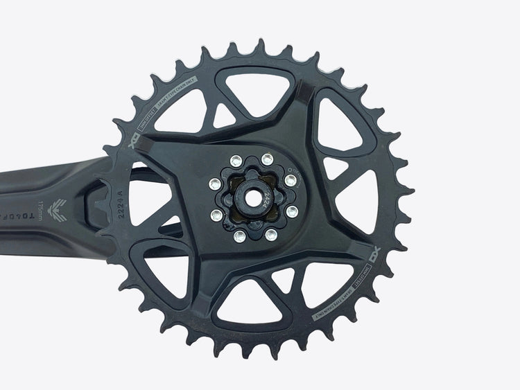 backside of the chainring