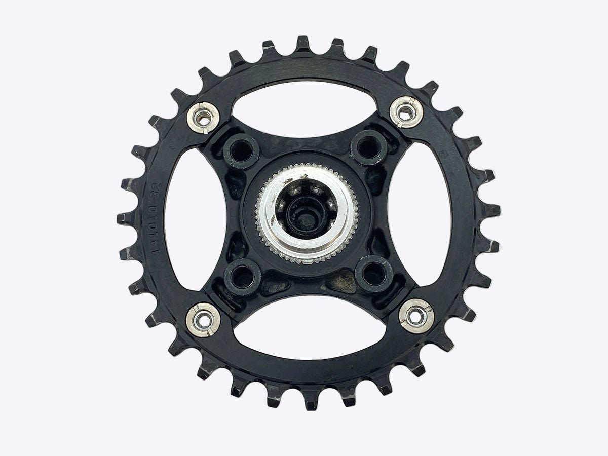 backside of the chainring