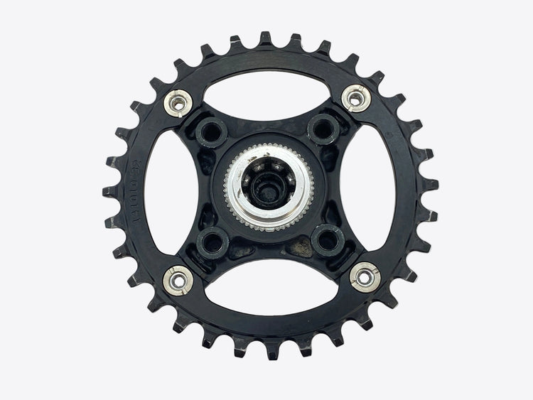 backside of the chainring
