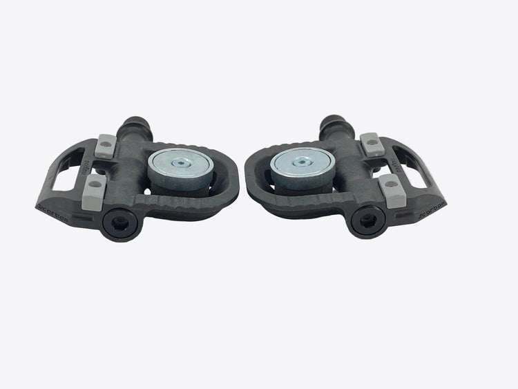 side view of the pedals