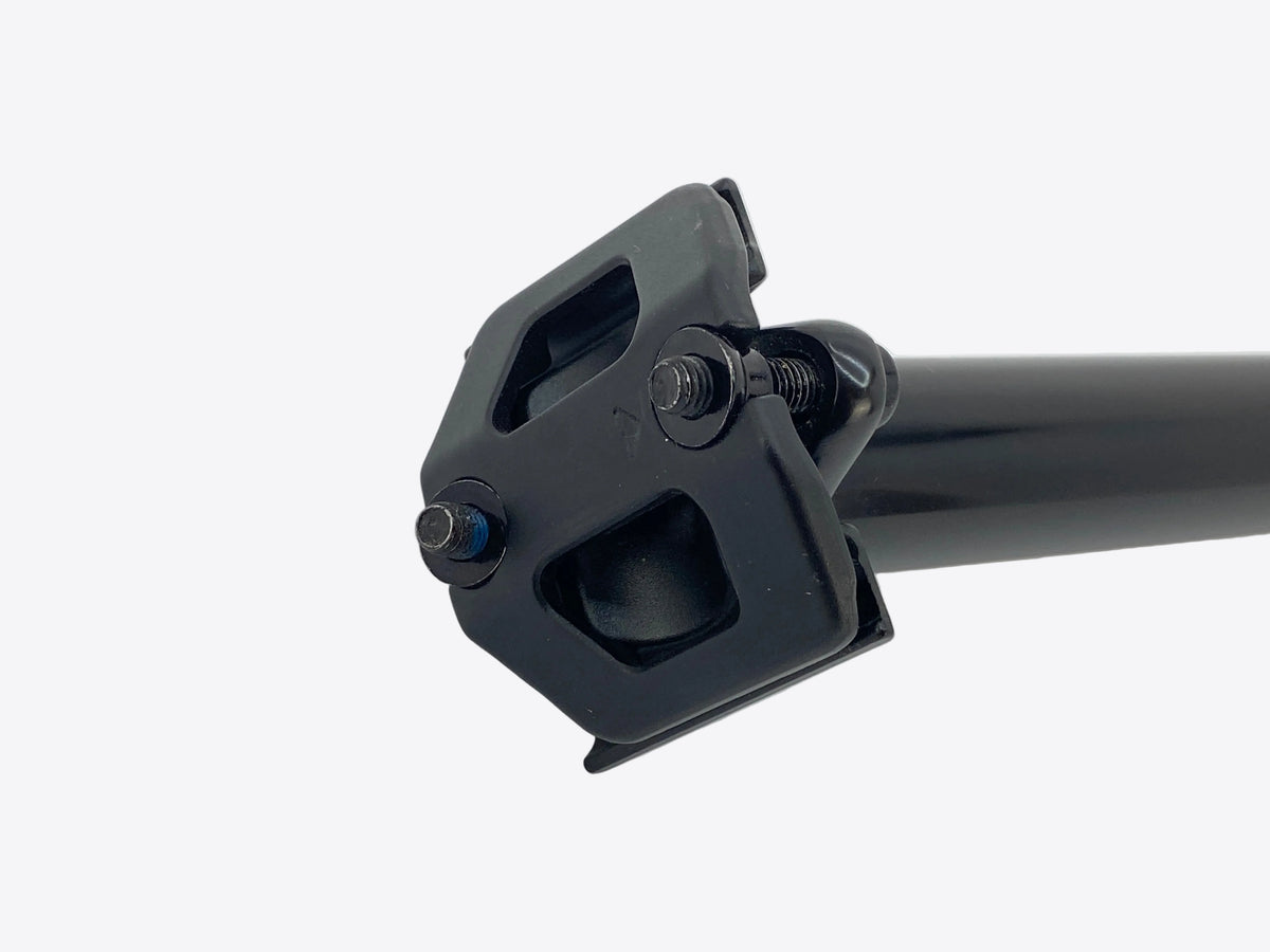 close up of the seat clamp