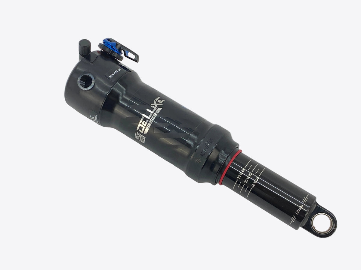 main view of rockshox deluxe ultimate rear shock