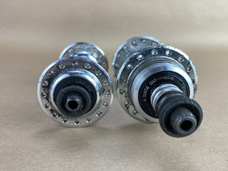 Shimano Dura Ace 7400 Hubset Freewheel QR 100/126 32h