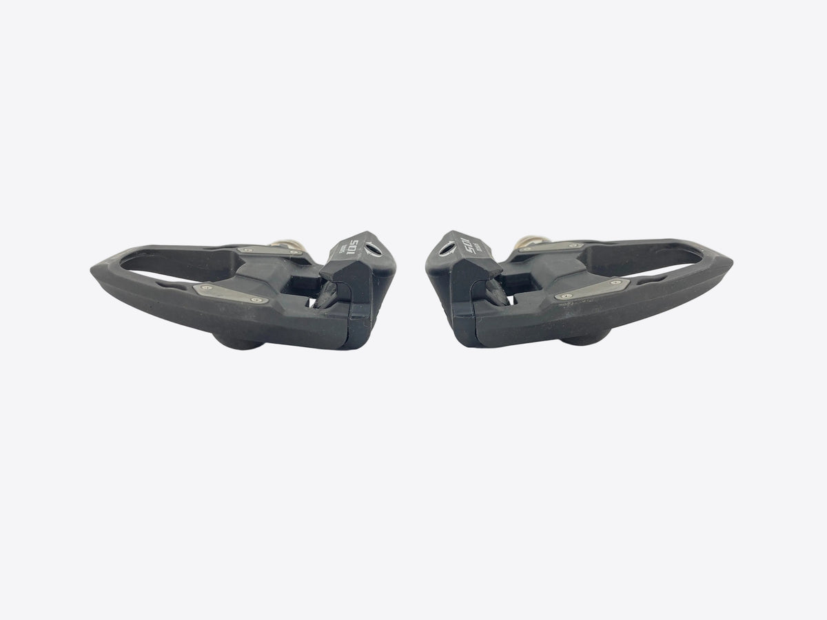 side view of the pedals