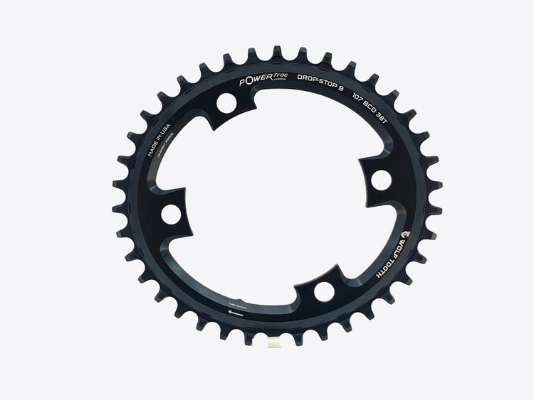 wolftooth powertrac drop stop b oval chainring