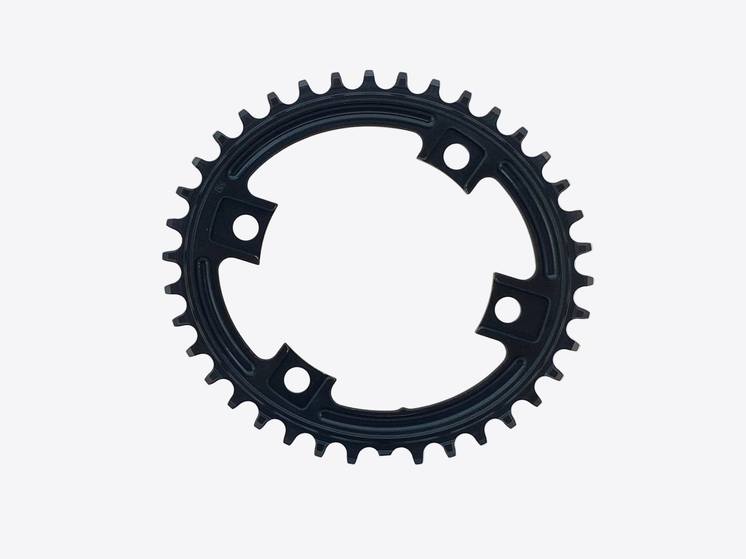 backside view of the chainring