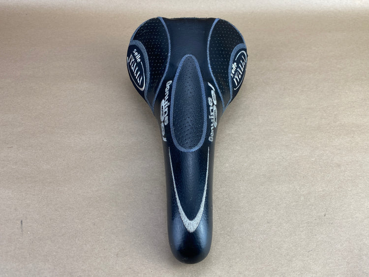 Selle Italia Flite Gel Leather Saddle Titanium Rails