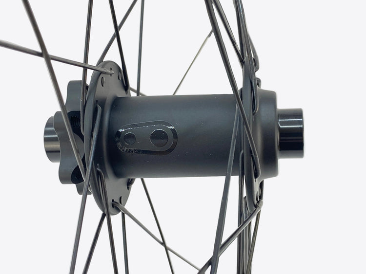 close up of the hub