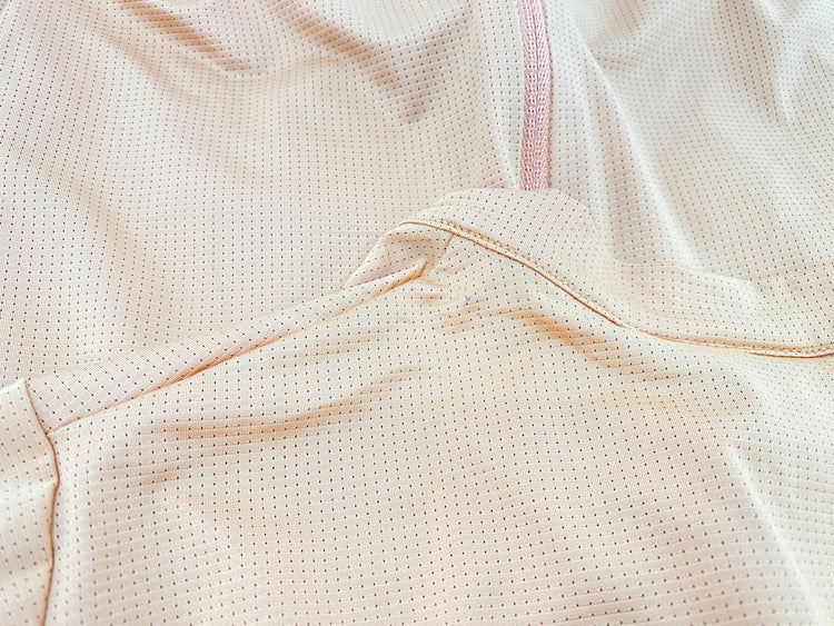 stain on the left shoulder