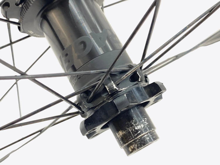 scratches on left hub flange