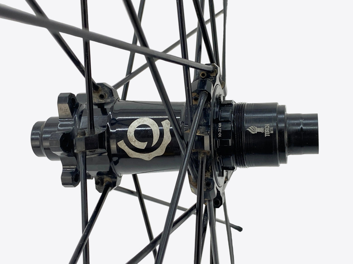 close up of the rear hub
