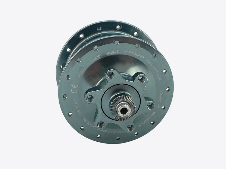 left side view of the hub