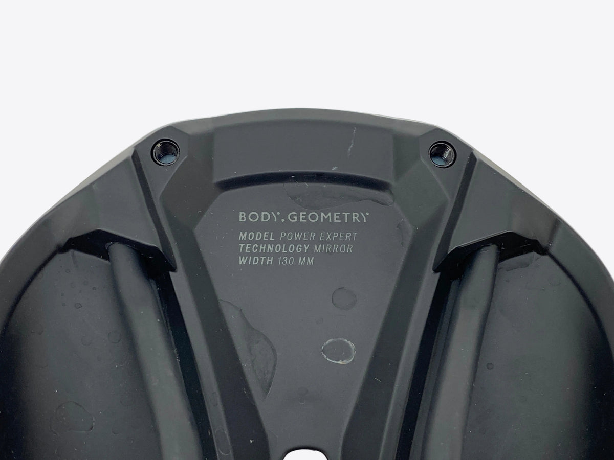 view of the saddle label