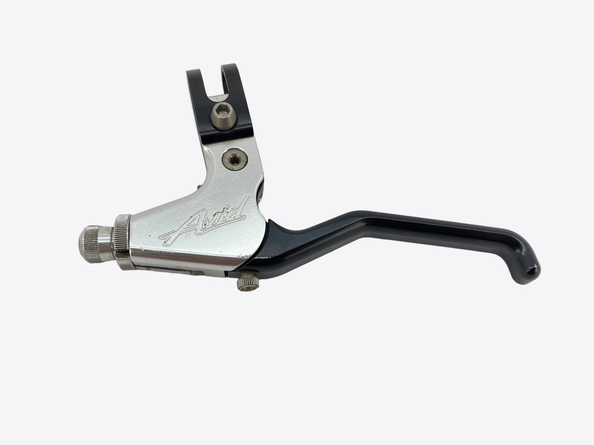 close up of the left lever