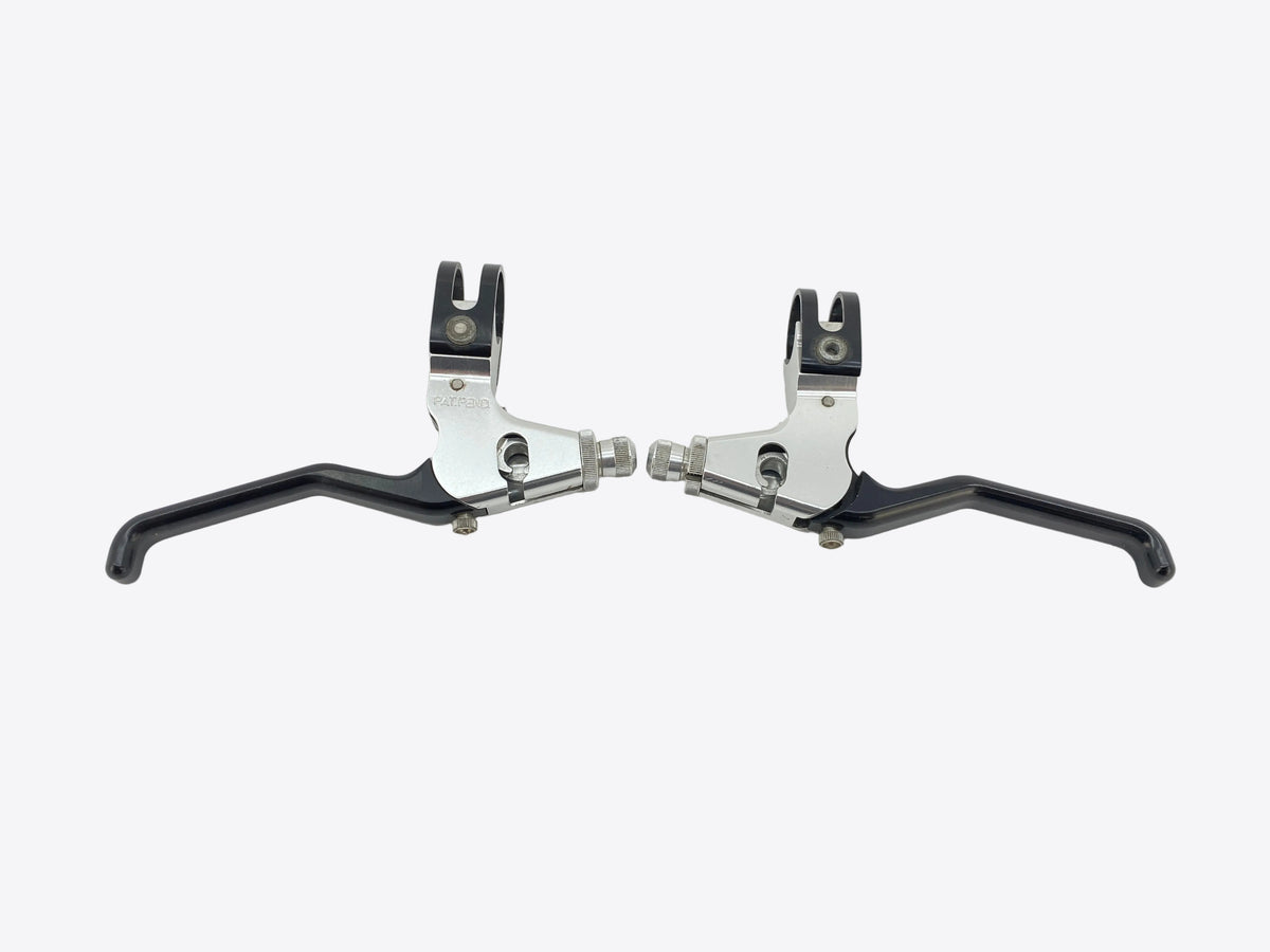 underside view of the levers