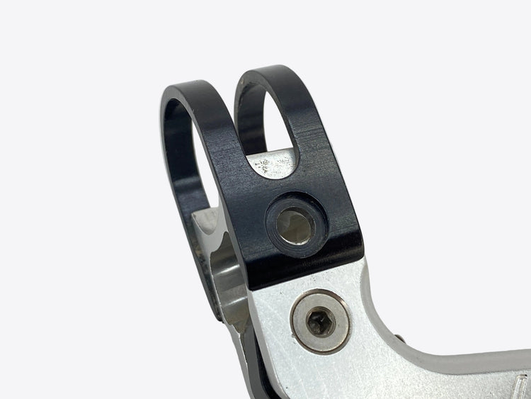 close up of clamp missing bolt