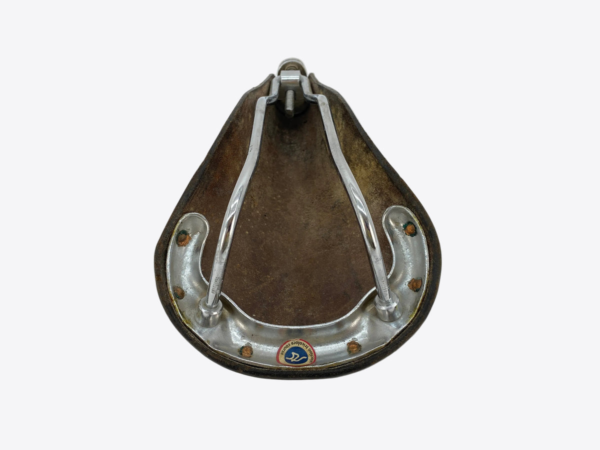 underside view of the saddle