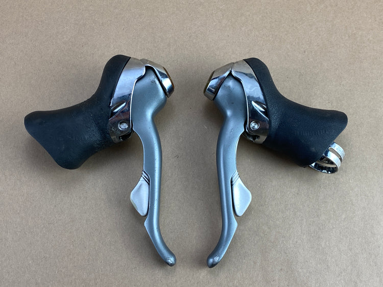 Shimano 600 ST-6400 Tri Color Shift Brake Lever Set 2x8