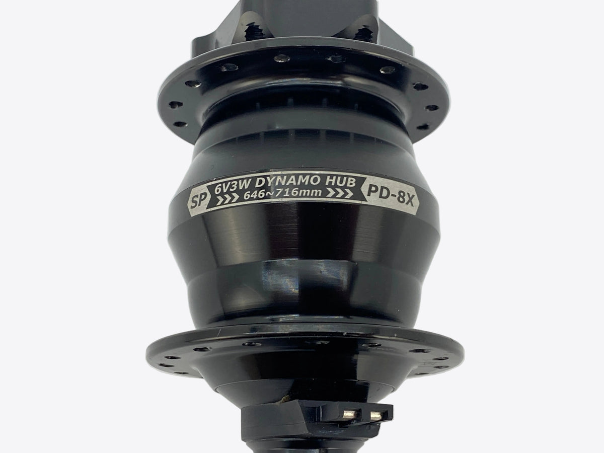 close up of the hub label