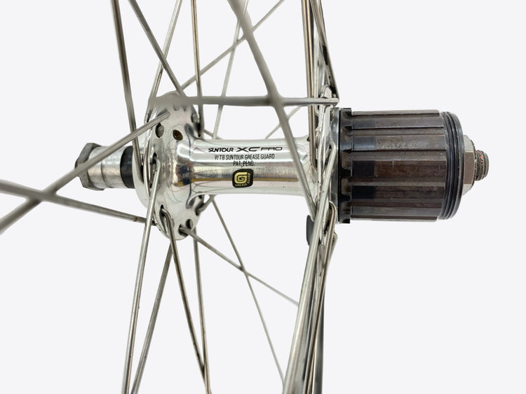 close up of the rear hub