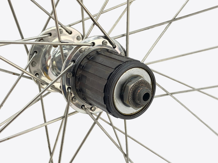 close up of the freehub